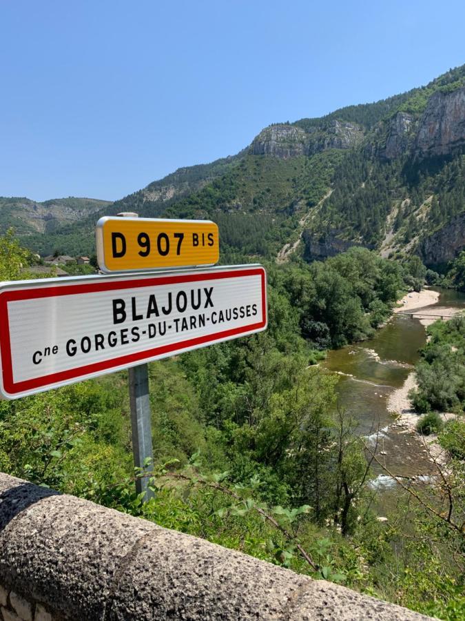 La Voutee 5 Epis Avec Bain Finlandais Prive Au Manoir Du Charme Gorges Du Tarn Bed & Breakfast Quezac  Eksteriør bilde